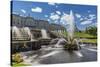 The Grand Cascade of Peterhof, Peter the Great's Palace, St. Petersburg, Russia, Europe-Michael Nolan-Stretched Canvas
