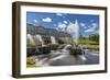 The Grand Cascade of Peterhof, Peter the Great's Palace, St. Petersburg, Russia, Europe-Michael Nolan-Framed Photographic Print