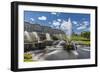 The Grand Cascade of Peterhof, Peter the Great's Palace, St. Petersburg, Russia, Europe-Michael Nolan-Framed Photographic Print