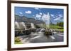 The Grand Cascade of Peterhof, Peter the Great's Palace, St. Petersburg, Russia, Europe-Michael Nolan-Framed Photographic Print