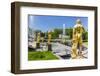 The Grand Cascade of Peterhof, Peter the Great's Palace, St. Petersburg, Russia, Europe-Michael Nolan-Framed Photographic Print