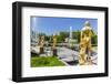 The Grand Cascade of Peterhof, Peter the Great's Palace, St. Petersburg, Russia, Europe-Michael Nolan-Framed Photographic Print