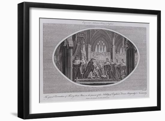 The Grand Coronation of Henry VI at Paris-null-Framed Giclee Print