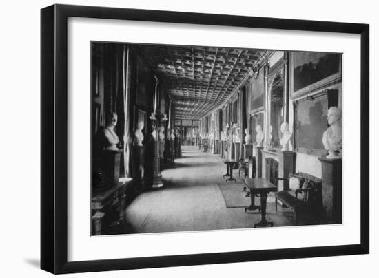 The Grand Corridor, Windsor Castle, Berkshire, 1924-1926-HN King-Framed Giclee Print