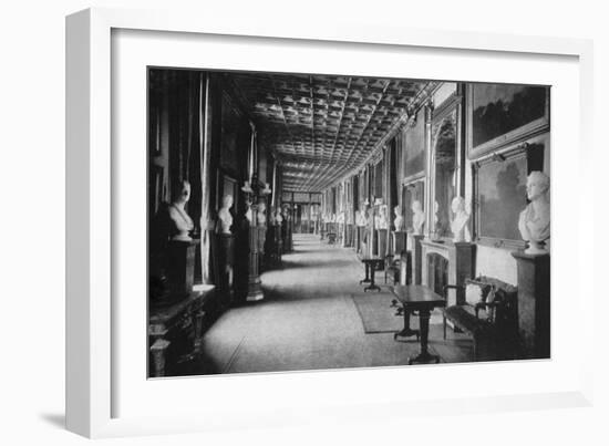 The Grand Corridor, Windsor Castle, Berkshire, 1924-1926-HN King-Framed Giclee Print