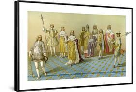 The Grand Dignitaries of the Coronation-Charpentier-Framed Stretched Canvas