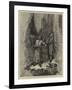 The Grand Duke Alexis of Russia under Niagara Falls-Arthur Boyd Houghton-Framed Giclee Print