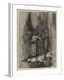 The Grand Duke Alexis of Russia under Niagara Falls-Arthur Boyd Houghton-Framed Giclee Print