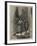 The Grand Duke Alexis of Russia under Niagara Falls-Arthur Boyd Houghton-Framed Giclee Print