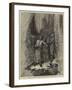 The Grand Duke Alexis of Russia under Niagara Falls-Arthur Boyd Houghton-Framed Giclee Print