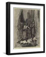 The Grand Duke Alexis of Russia under Niagara Falls-Arthur Boyd Houghton-Framed Giclee Print