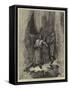 The Grand Duke Alexis of Russia under Niagara Falls-Arthur Boyd Houghton-Framed Stretched Canvas