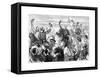 The Grand Duke Nicholas Announcing the Treaty of Peace, San Stefano, Turkey, 19th Century-null-Framed Stretched Canvas