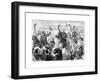 The Grand Duke Nicholas Announcing the Treaty of Peace, San Stefano, Turkey, 19th Century-null-Framed Giclee Print