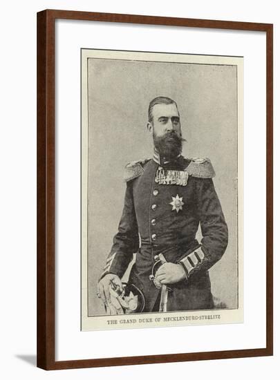 The Grand Duke of Mecklenburg-Strelitz-null-Framed Giclee Print