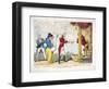 The Grand Duke of Middleburg or Late Ld. C-T-M and Commdore Cur-T's Paying their Respects..., 1809-George Cruikshank-Framed Giclee Print