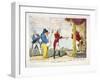 The Grand Duke of Middleburg or Late Ld. C-T-M and Commdore Cur-T's Paying their Respects..., 1809-George Cruikshank-Framed Giclee Print