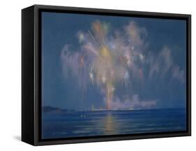 The Grand Finale, Late 19th-Early 20th Century (Pastel on Paper)-Lendall Pitts-Framed Stretched Canvas