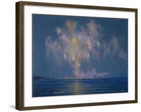 The Grand Finale, Late 19th-Early 20th Century (Pastel on Paper)-Lendall Pitts-Framed Premium Giclee Print