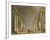 The Grand Gallery of the Louvre Between 1801 and 1805-Hubert Robert-Framed Giclee Print