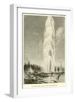 The Grand Geyser of the Yellowstone Park-null-Framed Giclee Print