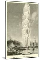 The Grand Geyser of the Yellowstone Park-null-Mounted Giclee Print