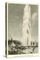 The Grand Geyser of the Yellowstone Park-null-Stretched Canvas