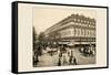 The Grand Hotel and the Cafe de la Paix-A. Pepper-Framed Stretched Canvas