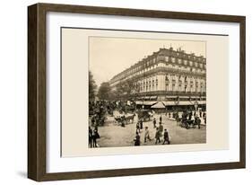 The Grand Hotel and the Cafe de la Paix-A. Pepper-Framed Art Print