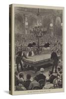 The Grand International Billiard Match in Paris-null-Stretched Canvas