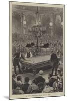 The Grand International Billiard Match in Paris-null-Mounted Giclee Print