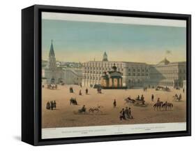 The Grand Kremlin Palace (From a Panoramic View of Moscow in 10 Part), Ca 1848-Philippe Benoist-Framed Stretched Canvas