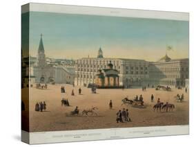 The Grand Kremlin Palace (From a Panoramic View of Moscow in 10 Part), Ca 1848-Philippe Benoist-Stretched Canvas
