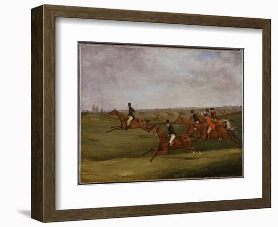 The Grand Leicestershire Steeplechase, March 12Th, 1829: Going the Pace-Henry Thomas Alken-Framed Giclee Print