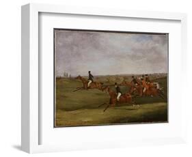 The Grand Leicestershire Steeplechase, March 12Th, 1829: Going the Pace-Henry Thomas Alken-Framed Giclee Print