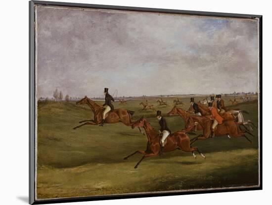The Grand Leicestershire Steeplechase, March 12Th, 1829: Going the Pace-Henry Thomas Alken-Mounted Giclee Print