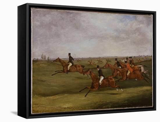 The Grand Leicestershire Steeplechase, March 12Th, 1829: Going the Pace-Henry Thomas Alken-Framed Stretched Canvas