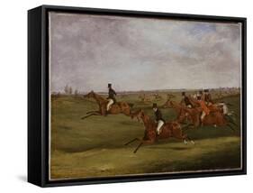 The Grand Leicestershire Steeplechase, March 12Th, 1829: Going the Pace-Henry Thomas Alken-Framed Stretched Canvas