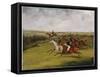 The Grand Leicestershire Steeplechase, March 12Th, 1829: the Field Becomes Select-Henry Thomas Alken-Framed Stretched Canvas