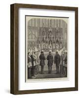 The Grand Masonic Ceremony in Gloucester Cathedral, Unveiling the Reredos-null-Framed Giclee Print