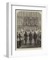 The Grand Masonic Ceremony in Gloucester Cathedral, Unveiling the Reredos-null-Framed Giclee Print