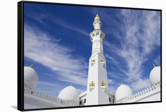 The Grand Mosque.-Jon Hicks-Framed Stretched Canvas