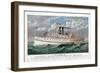 The Grand New Steamboat Pilgrim, the Largest in the World-null-Framed Giclee Print