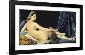 The Grand Odalisque, 1814-Jean Auguste Dominique Ingres-Framed Art Print