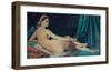 The Grand Odalisque, c.1814-Jean-Auguste-Dominique Ingres-Framed Art Print