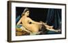 The Grand Odalisque, c.1814-Jean-Auguste-Dominique Ingres-Framed Giclee Print