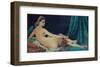 The Grand Odalisque, c.1814-Jean-Auguste-Dominique Ingres-Framed Art Print