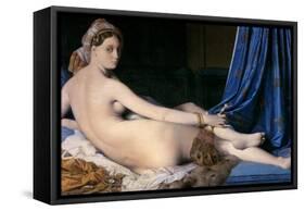 The Grand Odalisque-Jean-Auguste-Dominique Ingres-Framed Stretched Canvas