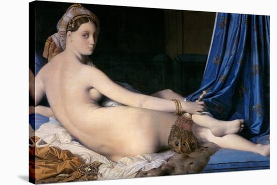 The Grand Odalisque-Jean-Auguste-Dominique Ingres-Stretched Canvas