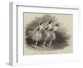 The Grand Pas Des Elemens, at Her Majesty's Theatre-null-Framed Giclee Print